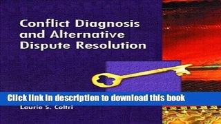 Books Conflict Diagnosis and Alternative Dispute Resolution Free Download
