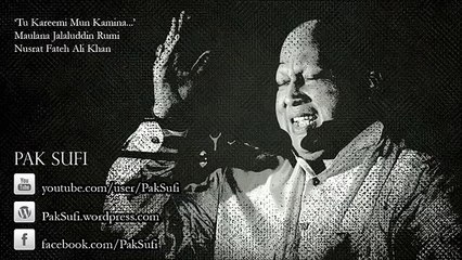 Tu Kareemi Mun Kamina - Nusrat Fateh Ali Khan [Rumi] [Lyrics]