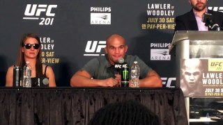 Robbie Lawler Discusses his First-Round Loss at UFC 201