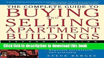 Ebook The Complete Guide to Buying and Selling Apartment Buildings Full Online