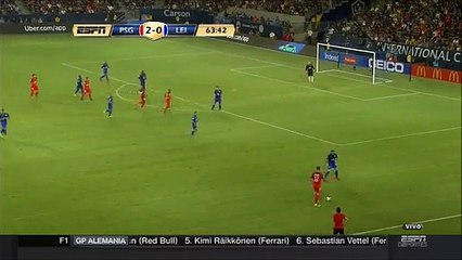 3-0 Lucas Moura Goal - PSG 3-0 Leicester City - International Champions Cup 31.07.2016