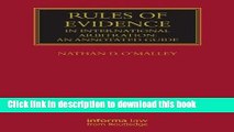 Ebook Rules of Evidence in International Arbitration: An Annotated Guide Free Online