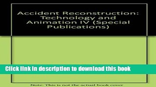 [PDF] Accident Reconstruction: Technology and Animation IV (S P (Society of Automotive Engineers))