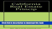 Ebook California Real Estate Principles Full Online