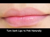 Turn Dark Lips to Soft Pink Lips Naturally in Winter