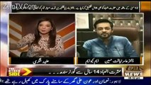 Aamir Liaquat Hussain Got angry on waqt news anchor