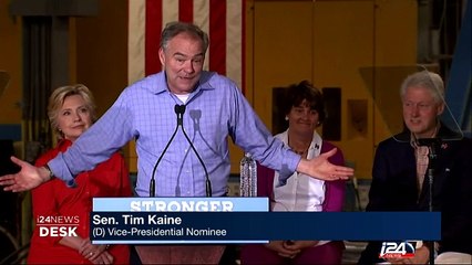 Clinton and Kaine hitting critical battleground states