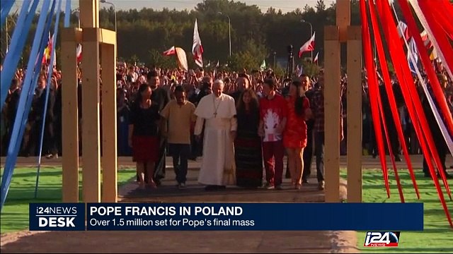 Pope Francis in Poland: over 1.5 million set for Pope's final mass