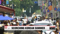 Koreans hit the water, more heat warnings issued