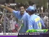 Shahid Afridi 2nd Fastest 45 balls 100 runs vs India