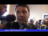 Matteo Renzi a Taranto tra contestazioni e impegni