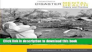Books Disaster Mental Health: Theory and Practice Free Download