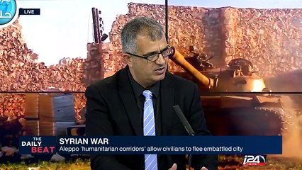 Aleppo 'humanitarian corridors' allow civilians to flee embattled city