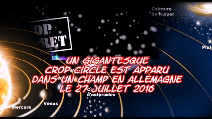 Un gigantesque « crop circle » est apparu dans un champ en Allemagne