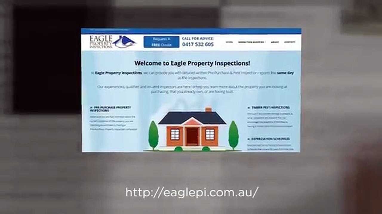 Eagle Property Inspections offering detailed written Pre-Purchase & Pest Inspection reports