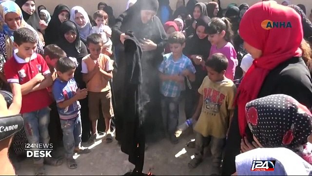 U.S backed Syrian Democratic forces closing in on I.S. in Manbij