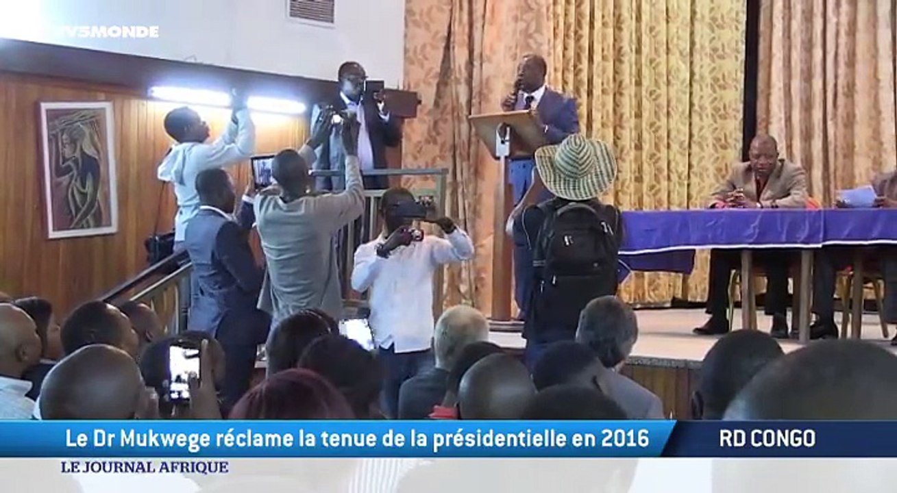 Le docteur Mukwenge optimiste pour une presidentielle debut decembre