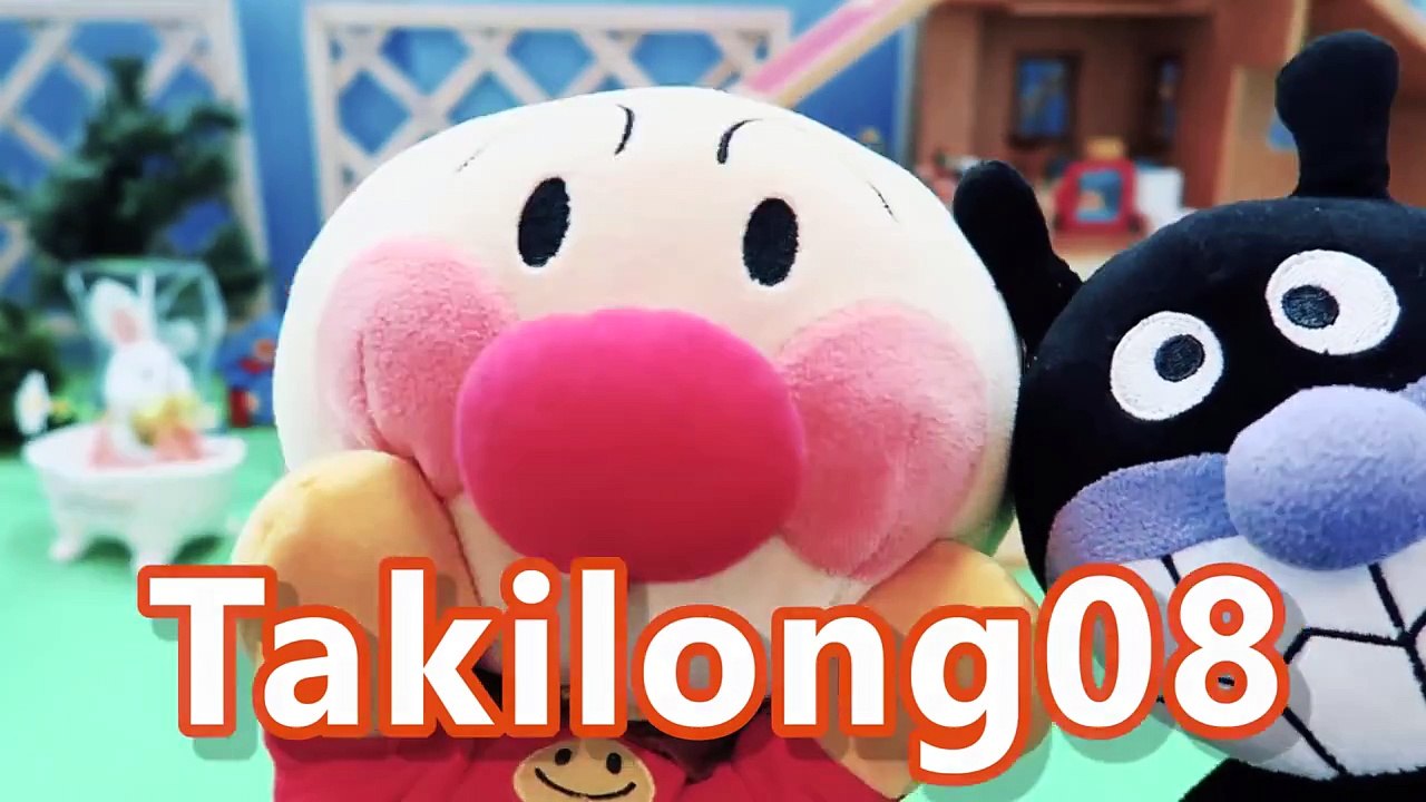 アンパンマン おもちゃアニメ 砂遊び 粘土型でみんなの顔をつくろう ばいきんまん Learn Colors Sand Clay