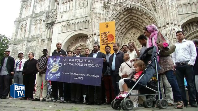 Musulmans et catholiques unis à la messe en hommage au père Hamel à Rouen