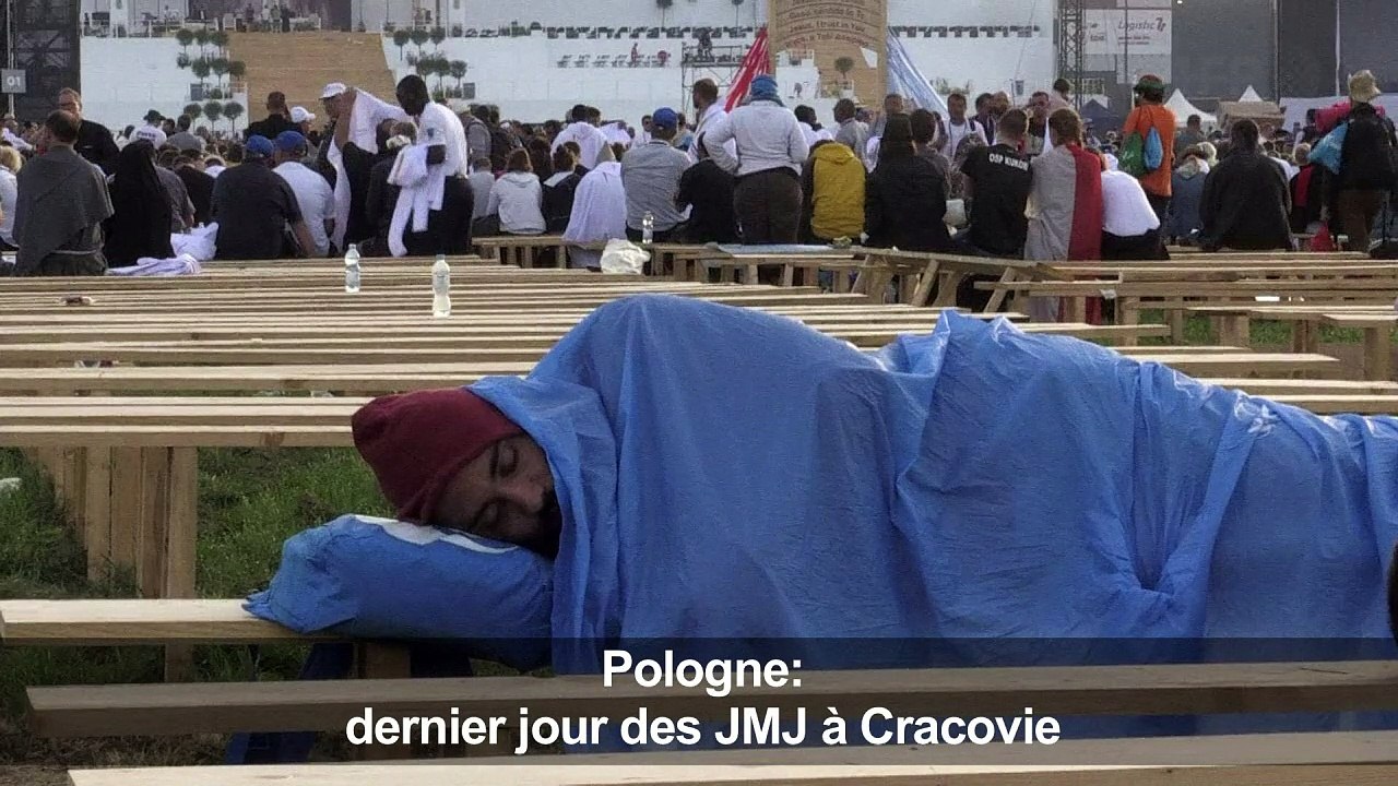 Pologne: dernier jour des JMJ à Cracovie