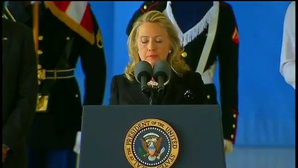 President Obama and Secretary Clinton Deliver Remarks at Andrews Air Force Base_001