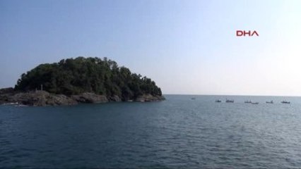 Giresun Adası'ndan Kıyıya Açık Su Yüzme Yarışması