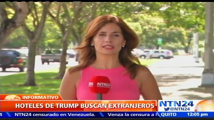 Nuevas contradicciones: Donald Trump estaría buscando personal extranjero para que trabaje en sus hoteles