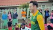 south african cricketrs Proteas Surprise Visit meet young fans