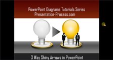 3 Way Shiny Arrows in PowerPoint _ PowerPoint Diagrams Series