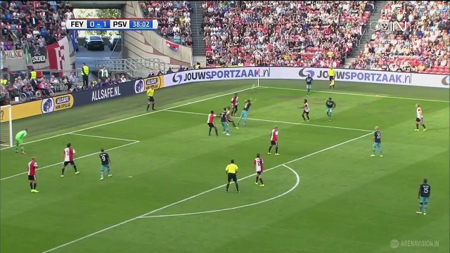 0-1 Davy Pröpper Goal Holland Supercup - 31.07.2016, Feyenoord 0-1 PSV Eindhoven