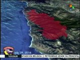 EE.UU.: incendio forestal en California causa daños en viviendas