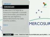 Países Mercosur apoyan presidencia pro tempore de Venezuela