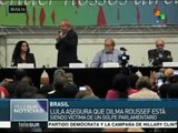 Brasil: Lula asegura que Rousseff es víctima de un golpe parlamentario