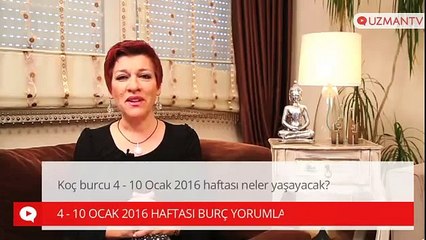 Koç burcu 4 - 10 Ocak 2016 haftası neler yaşayacak?
