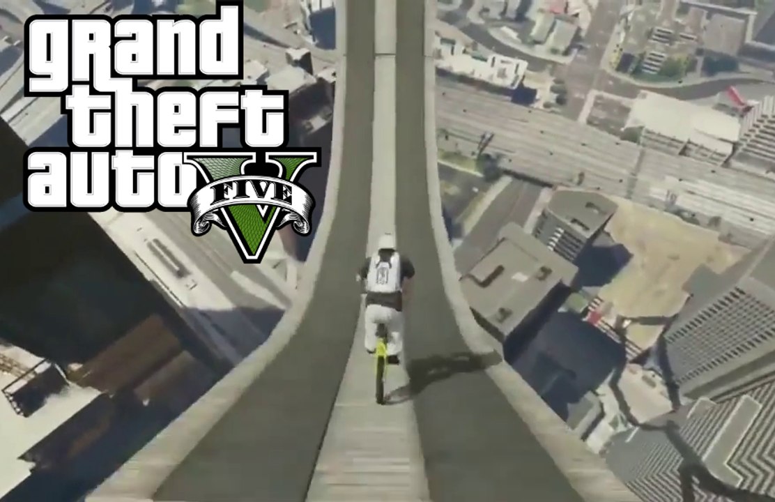 GTA V Online - Epic BMX Race Thingy!!!