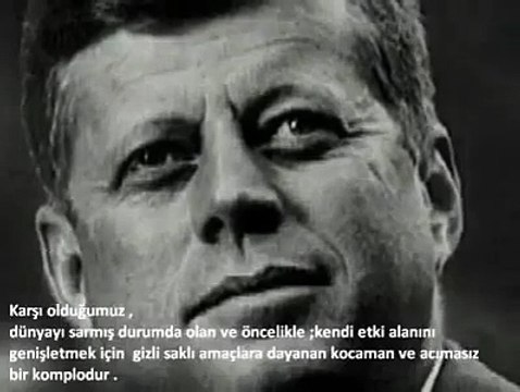 Kennedy'nin Gizli Örgütleri Deşifre Eden Konuşması