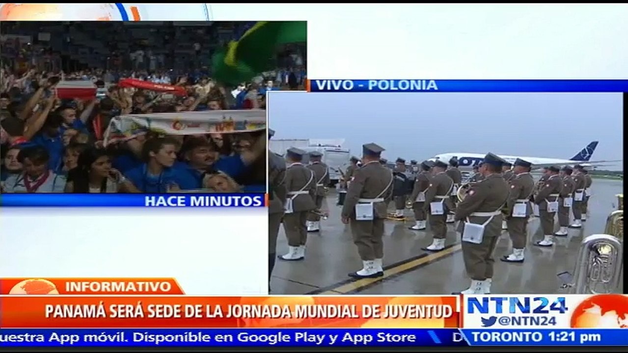 Papa Francisco se despide de Polonia tras asistir a la Jornada Mundial de la Juventud en Cracovia