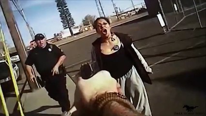 Police Officer Wets His Pants When Woman Has Scissors Cop Kills Her