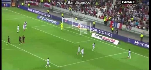 2-1 Cornet Goal -  Olympique Lyon 2-1  Benfica - 31-07-2016