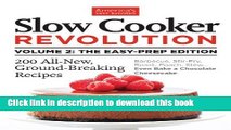 Ebook Slow Cooker Revolution Volume 2 Full Online