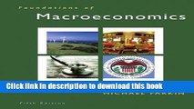 [Read PDF] Foundations of Macroeconomics   MyEconLab Student Access Code Card (5th Edition) Ebook