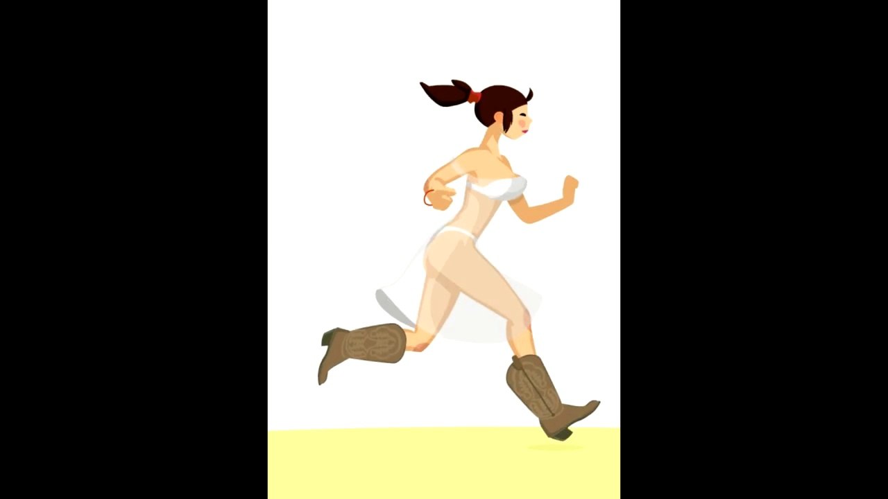 Animated run
