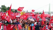 المانيا: مظاهرات في مدينة كولونيا لتأييد الرئيس التركي بعد الانقلاب الفاشل