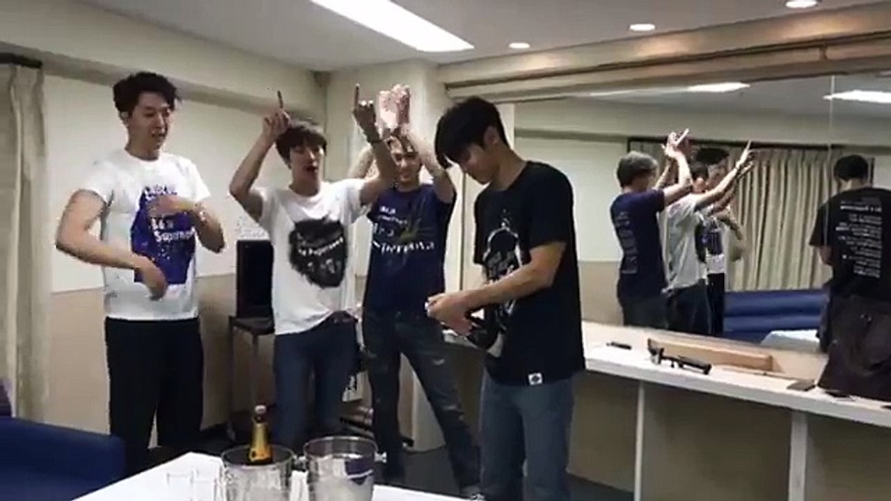 Be A Supernova backstage