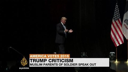 Muslim parents of soldier speak out after Trump criticism