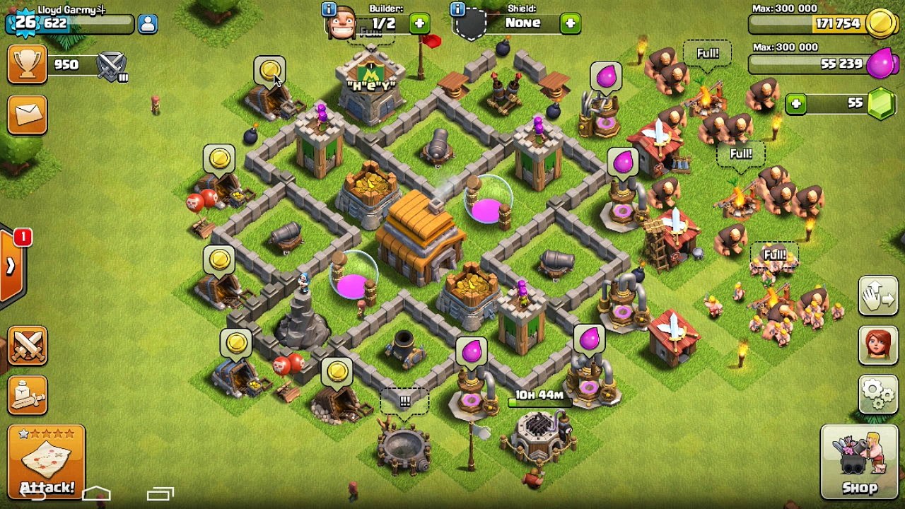 Clash of Clans "H"E"Y"