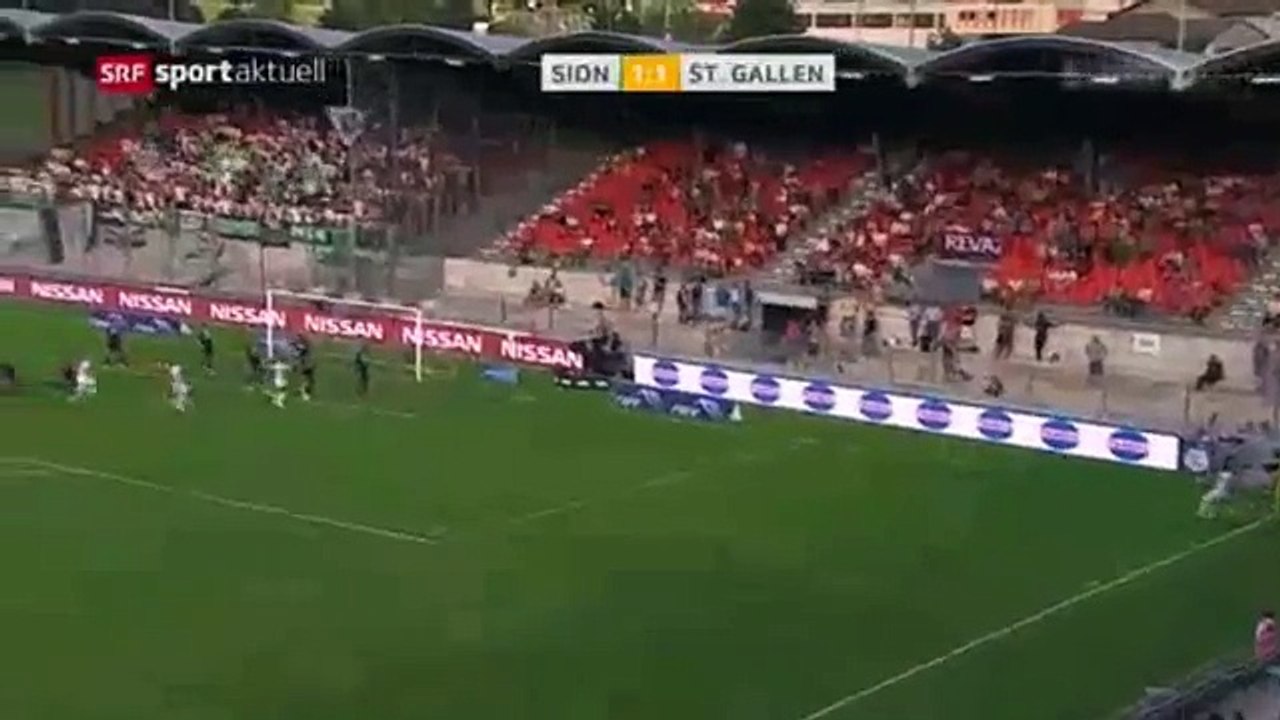 FC Sion 2:1 Sankt Gallen 30 July 2016 (2.Runde 2016/17)