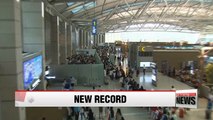 Incheon Int'l Airport visitors surpasses 500 mil. mark in 15 years