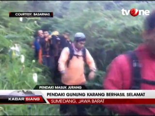 Seorang Pendaki Jatuh ke Jurang di Gunung Karang Cimalaka