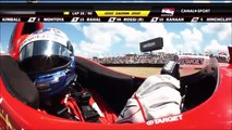 IndyCar MidOhio 2016 Dixon Castroneves Crash